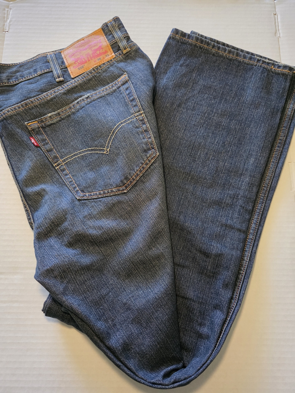 Levi's Indigo Blue Straight-Leg Jeans